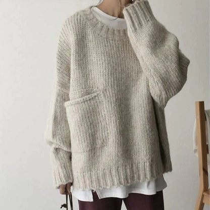 Sylis | Comfortable oversized pullover with pocket