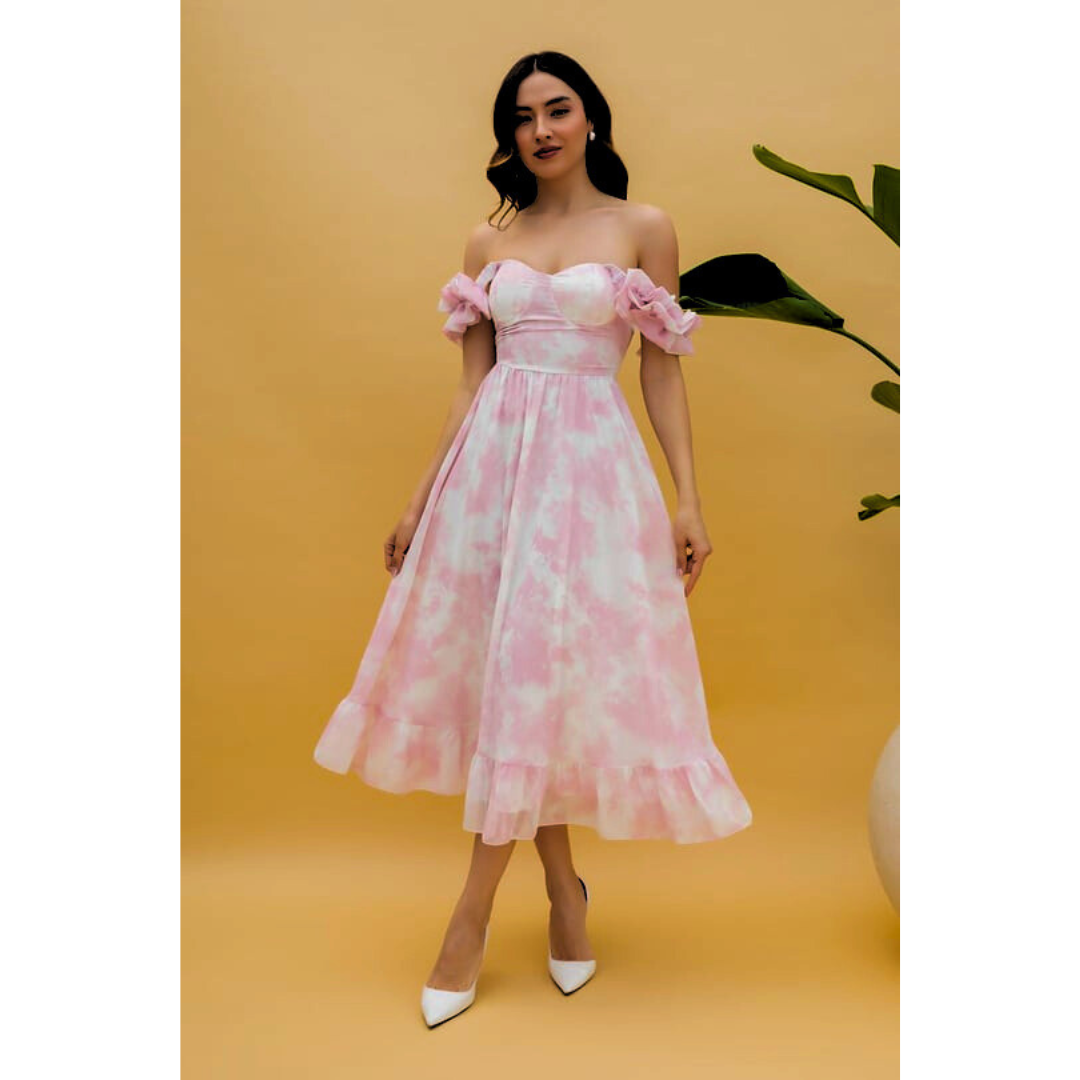 Sylis | Ruffled Midi Dress