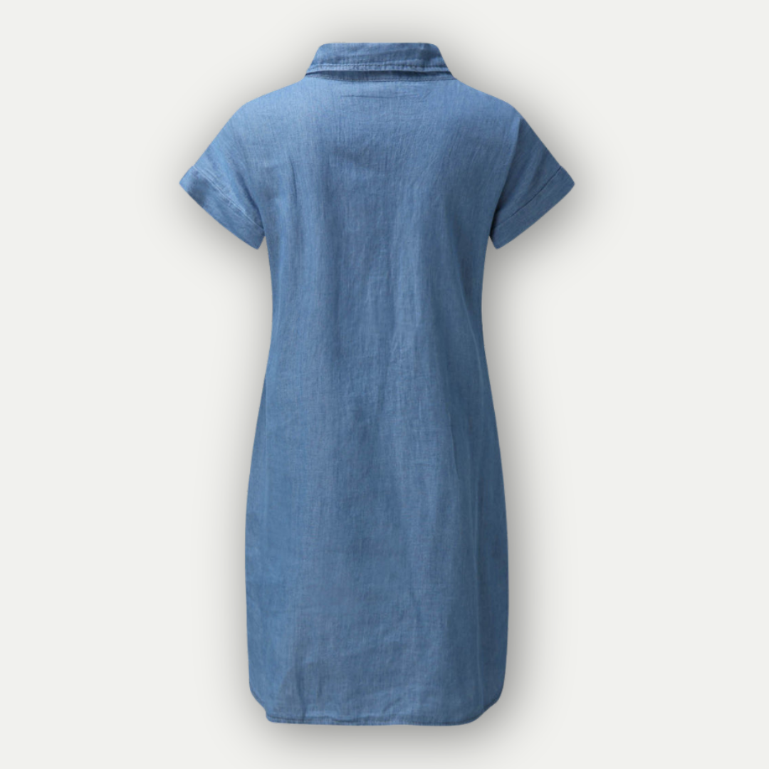 Sylis | Summery Denim Shirt Dress