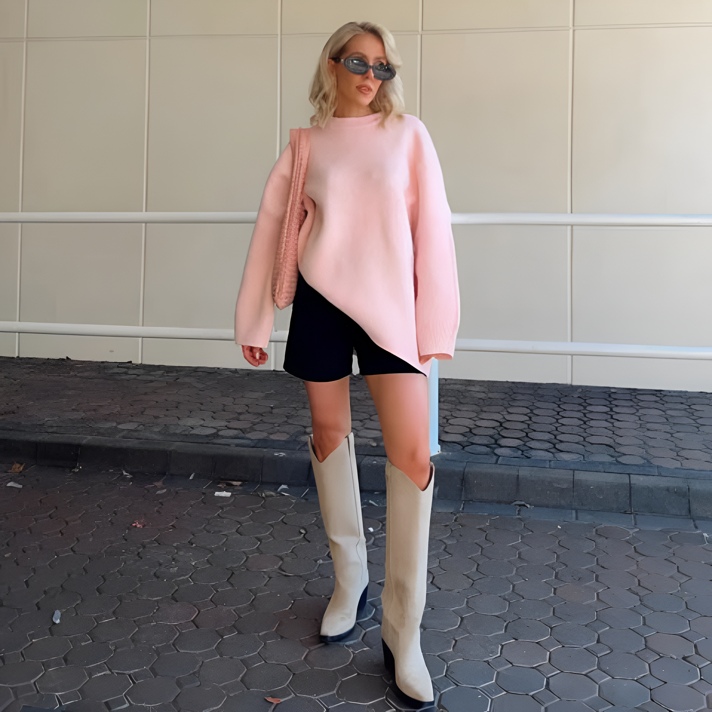 Sylis | Cozy Pink Sweater