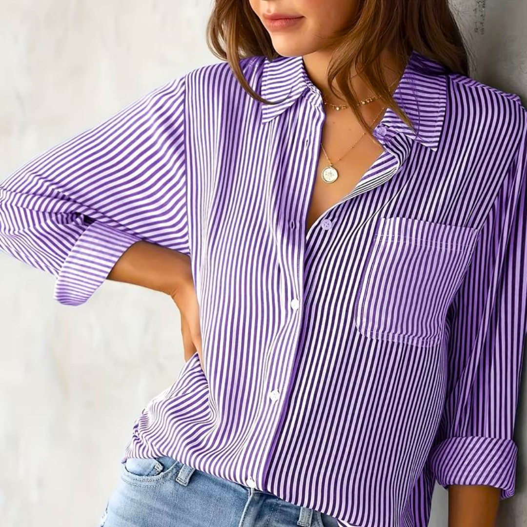 Sylis | Comfortable Classic Button Down Blouse