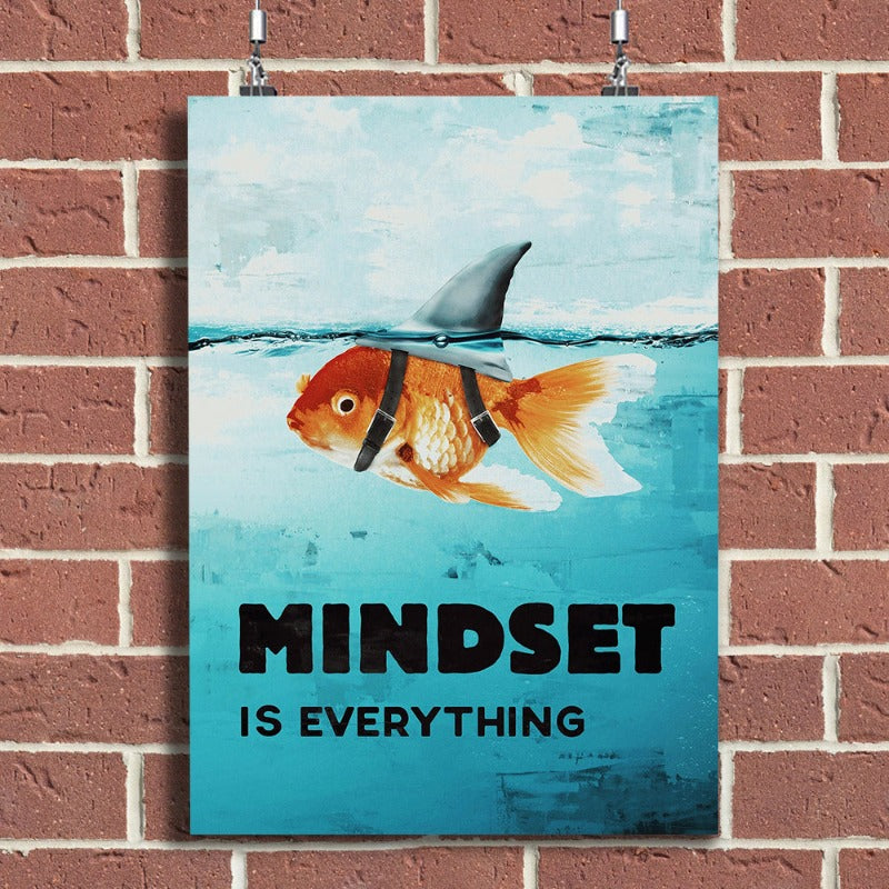 Mindset Is Everything - Canvas Wall Art Painting