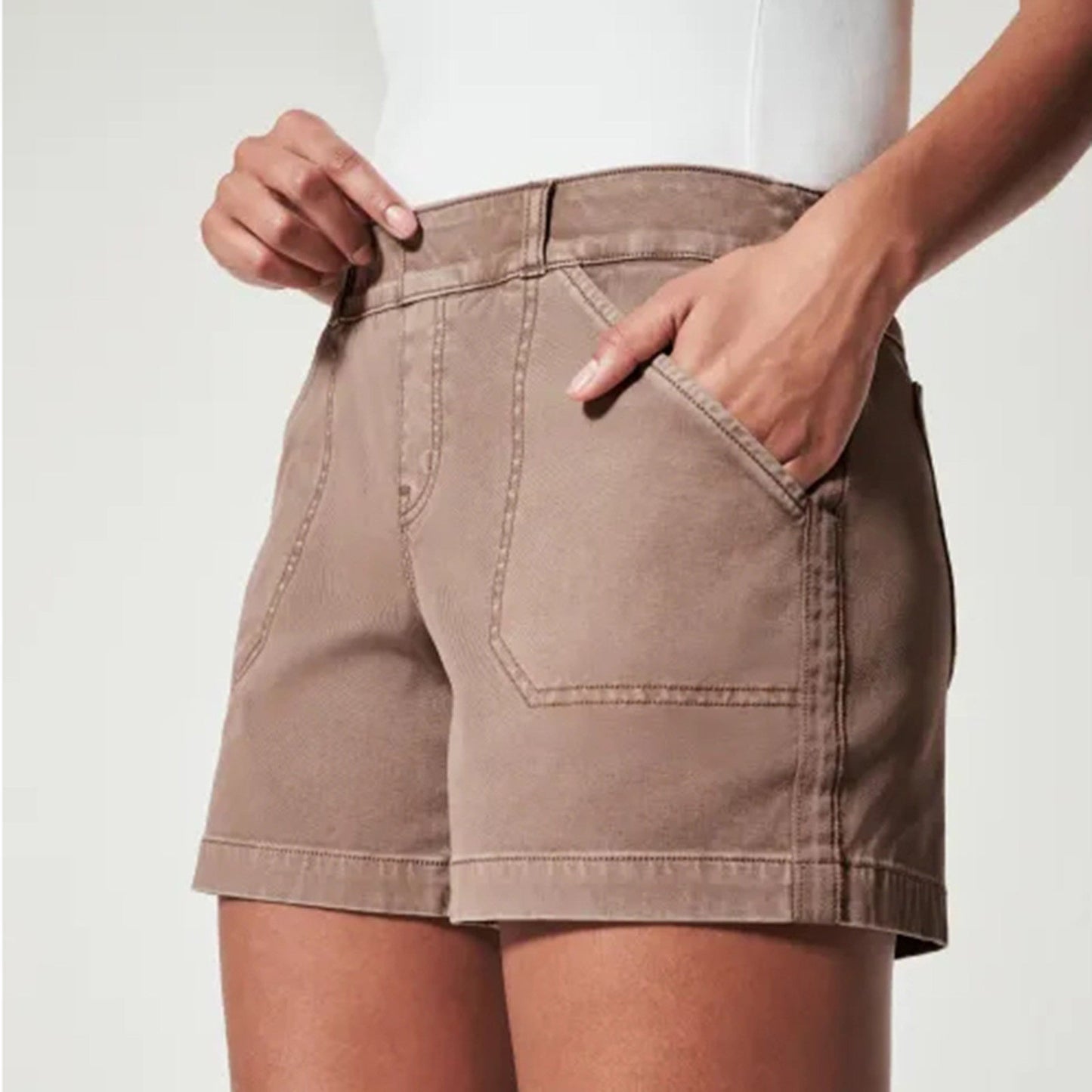 Sylis | Stretch Pull-On Denim Shorts