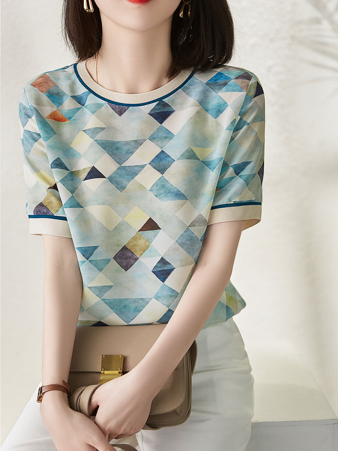 Sylis | Stylish Contrast Printed Shirt