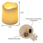 Set of 24 LED Flameless Candles - GlowFlicker