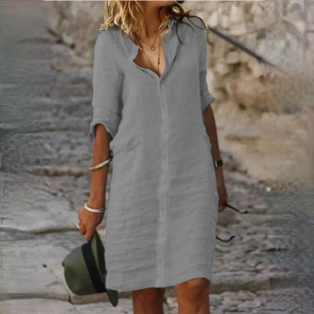 Sylis | Linen Summer Dress