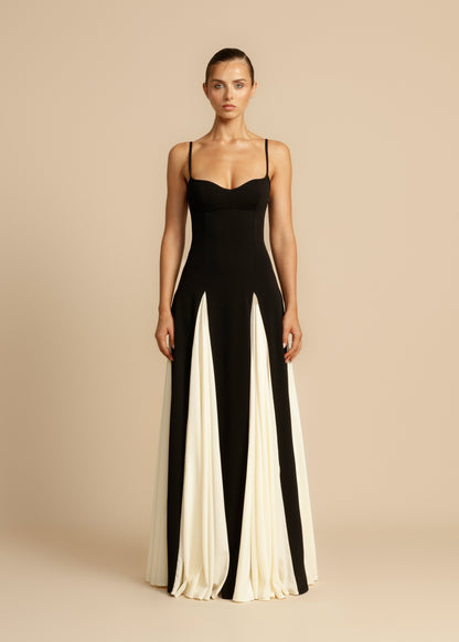 Sylis | Color block spaghetti strap maxi dress