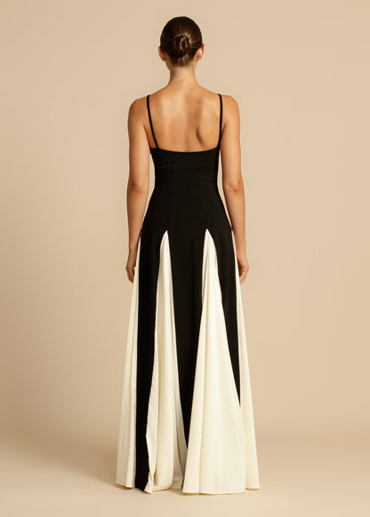 Sylis | Color block spaghetti strap maxi dress