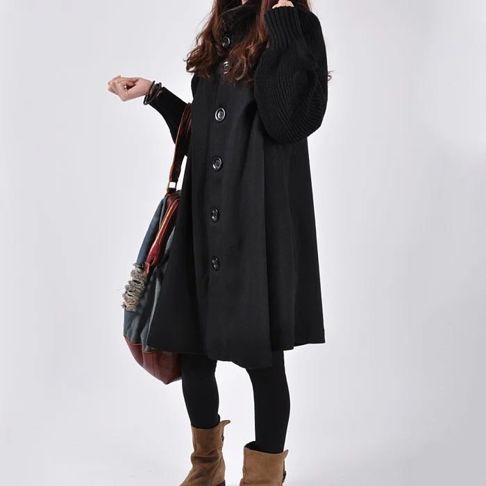 Sylis | Long coat in plus size