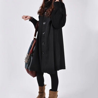 Sylis | Long coat in plus size