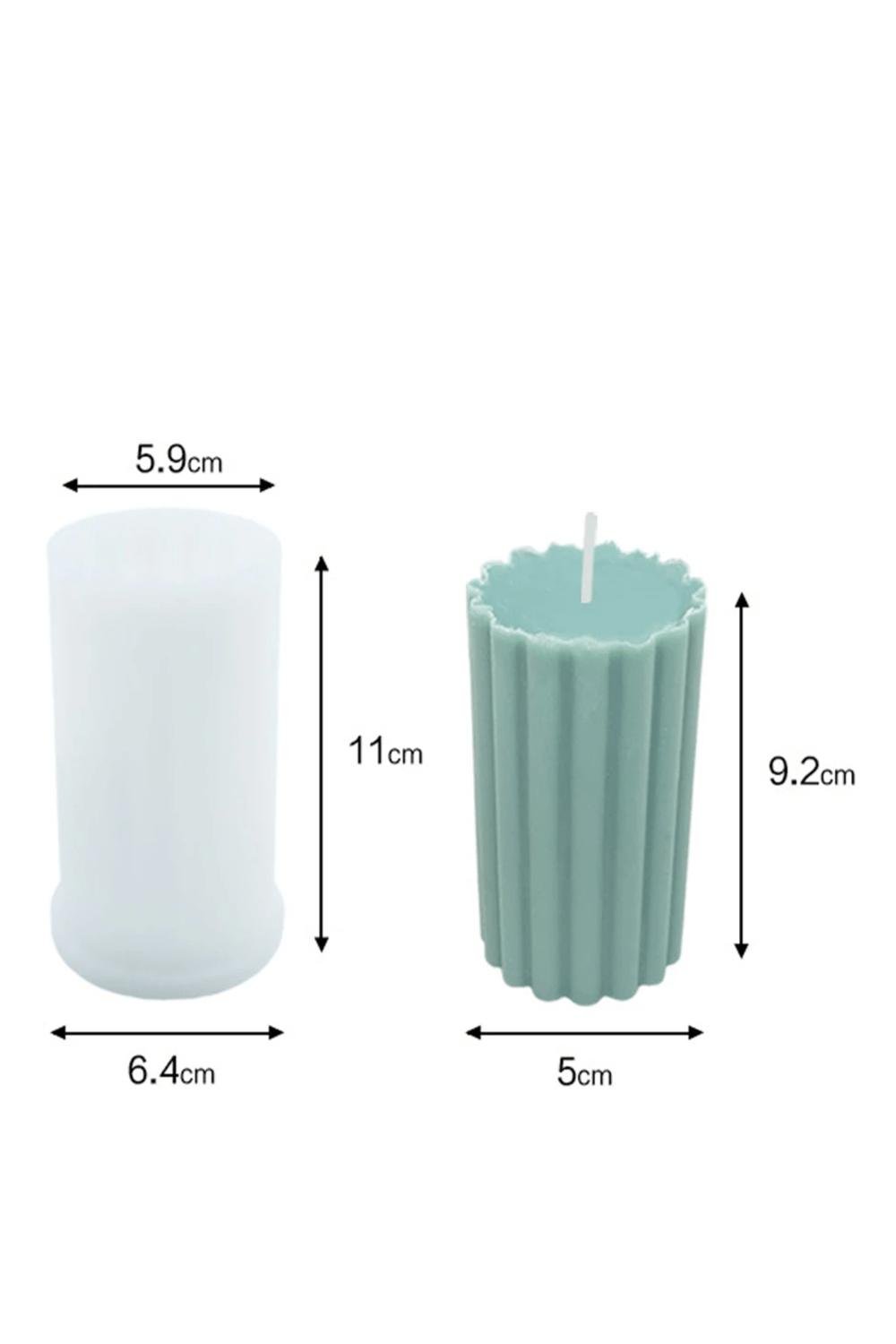 Scented candle mold DIY