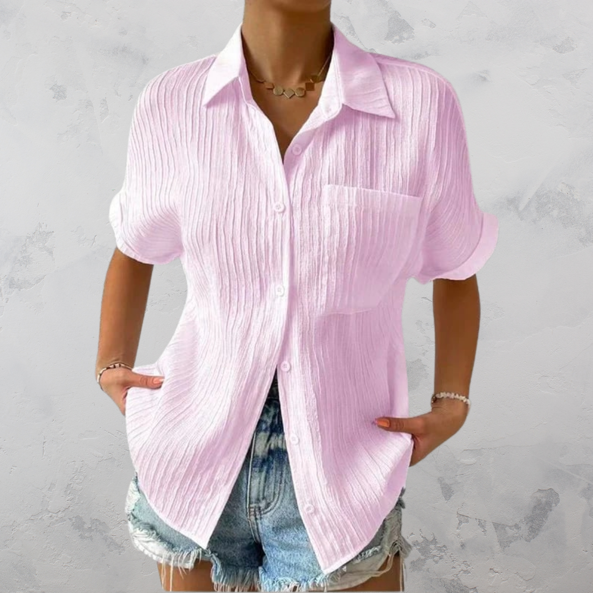 Sylis | Casual Lightweight Button-Up Shirt