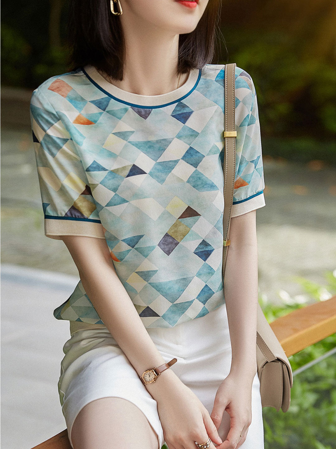 Sylis | Stylish Contrast Printed Shirt