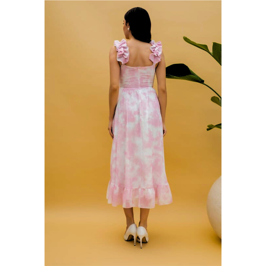 Sylis | Ruffled Midi Dress