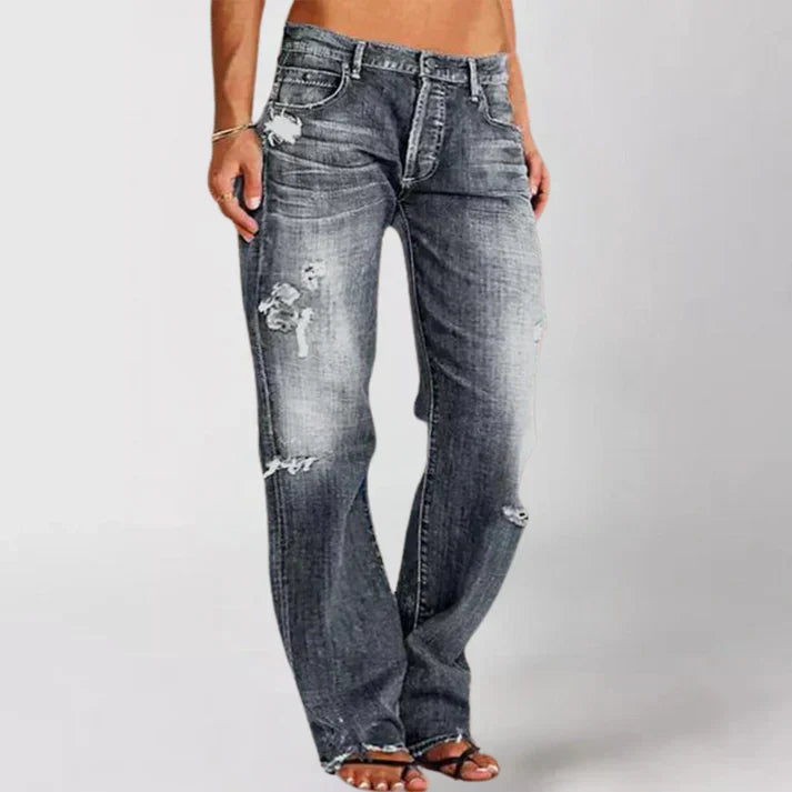 Sylis  | Elegant Low-Waisted Jeans