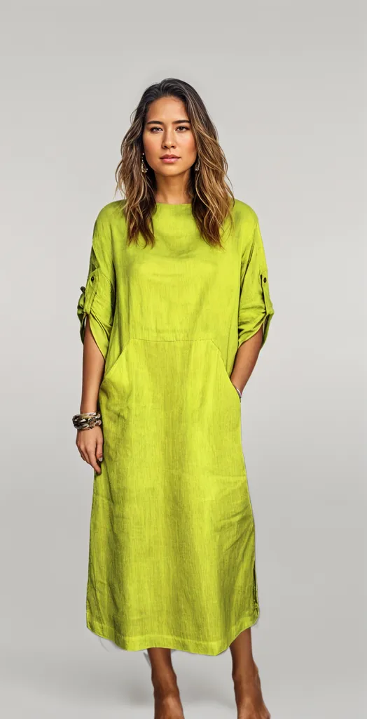 Sylis | Linen dress with pockets