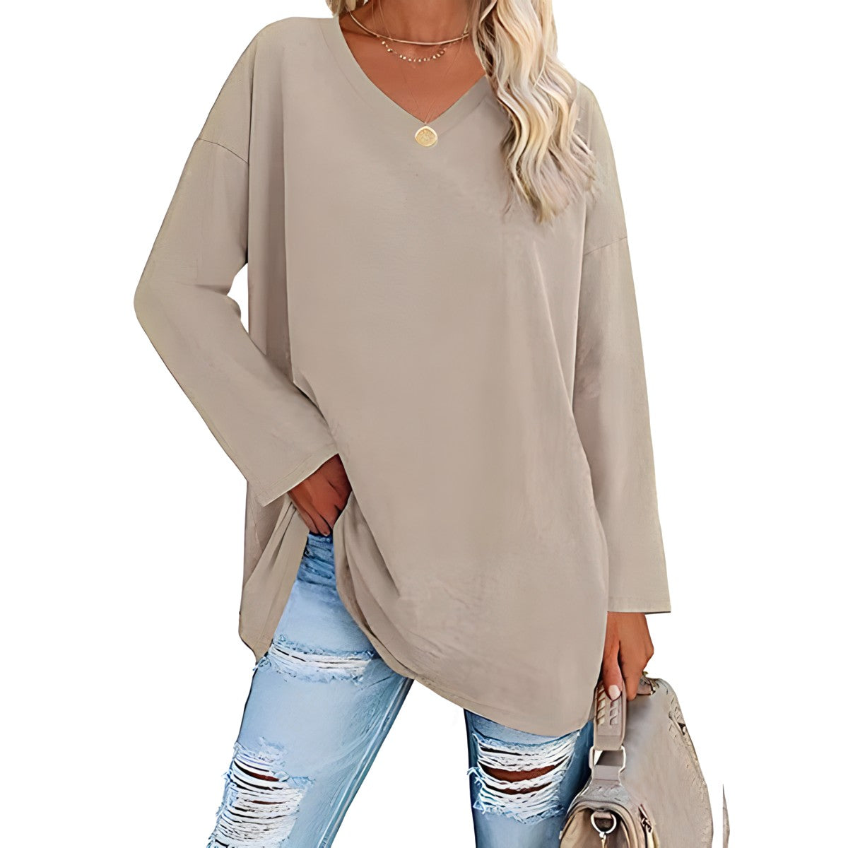 Sylis | Relaxed V-Neck Sweater