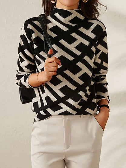 Sylis | Comfortable and beautiful geometric shape sweater