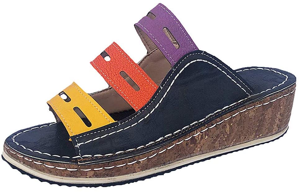 Sylis | Comfortable Supportive Tricolor Sandals for Women