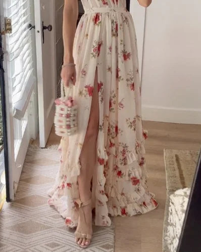 Sylis | Floral Flowy Maxi Dress