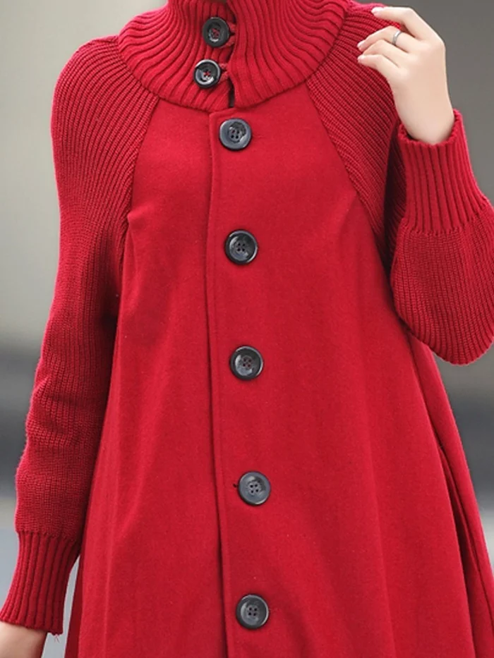 Sylis | Long coat in plus size