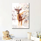 Young Elegant Deer - Canvas Wall Art Painting