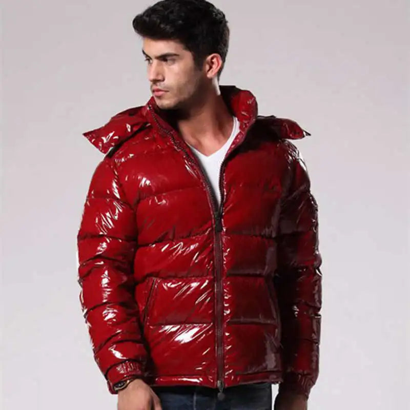 Sylis-Mode - Shiny Men’s Puffer Jacket