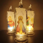 LED Prayer Candles without Flame