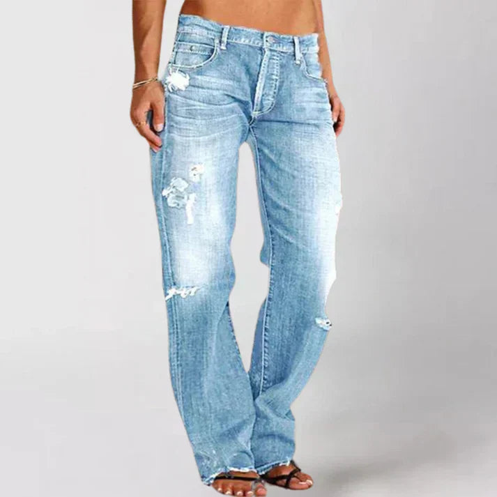 Sylis  | Elegant Low-Waisted Jeans