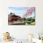 Temple Park - Canvas Wall Art Painting