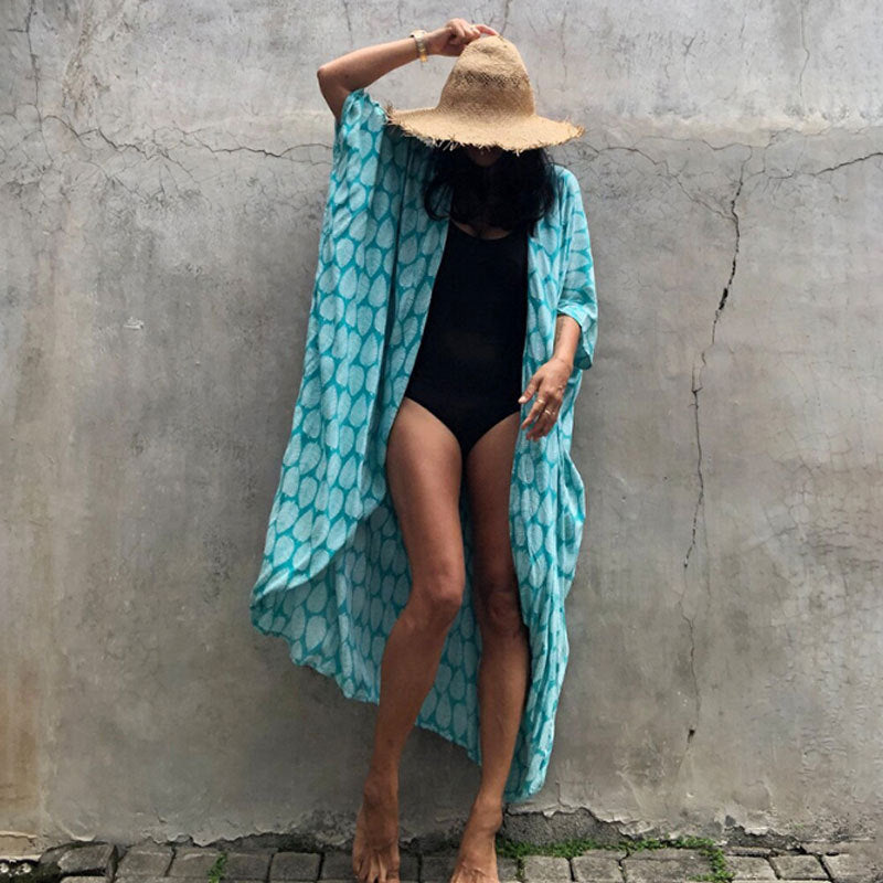 Sylis | Glamorous Sun Protection Resort Beach Dress Cover Up