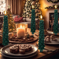 LED Christmas Candle | Musical Flameless Candlelight | Holiday Decoration for Warm Ambience