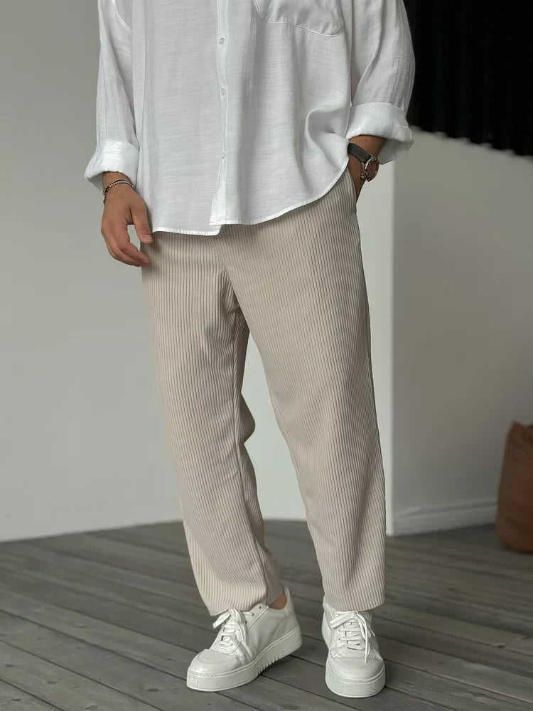 Sylis | Relaxed Ribbed Trousers