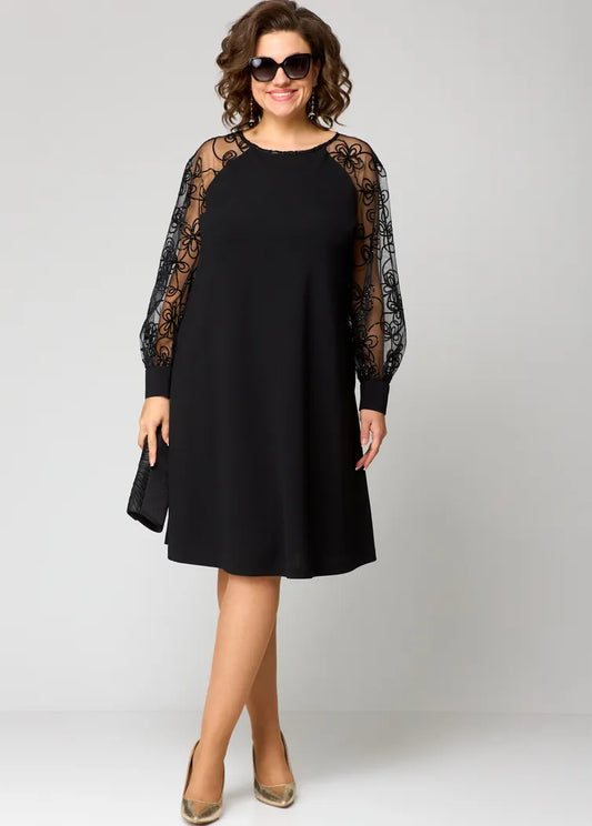 Sylis | Lace-Sleeve Dress