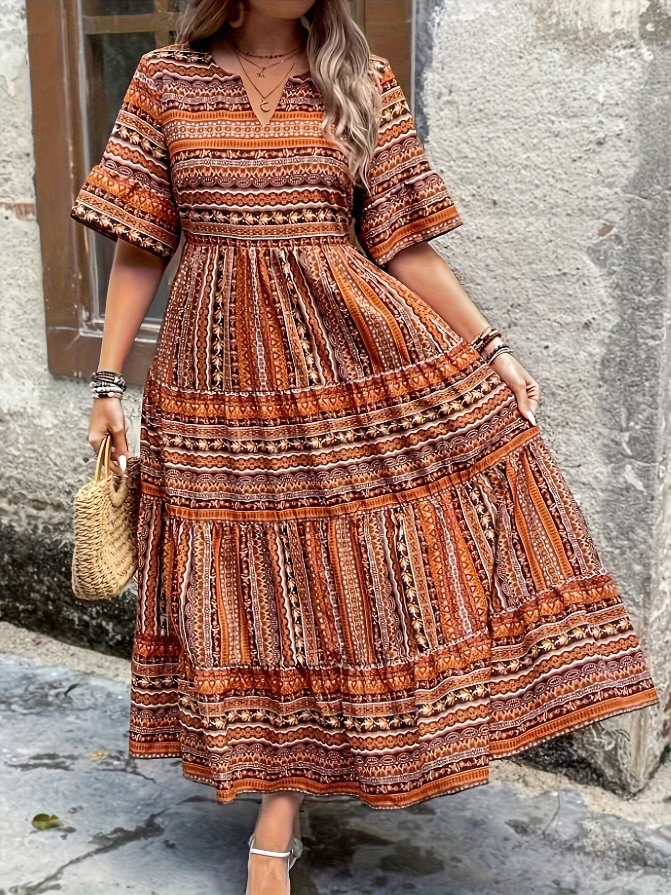 Sylis | Ethnic Flowy Dress