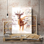 Young Elegant Deer - Canvas Wall Art Painting