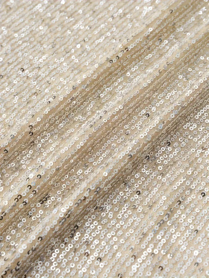 Sylis shiny mini dress with one shoulder