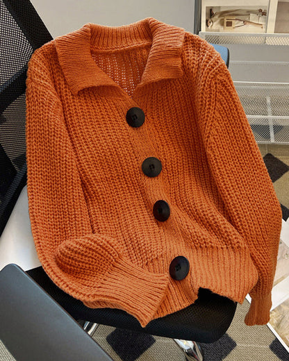 Sylis | Cardigan with large buttons for women