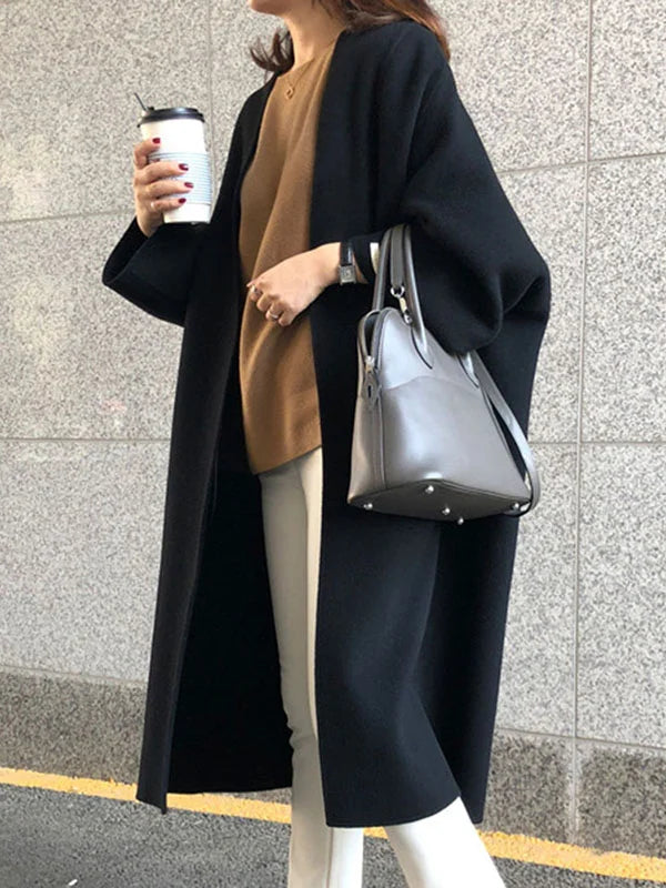 Sylis | Long wool coat for women