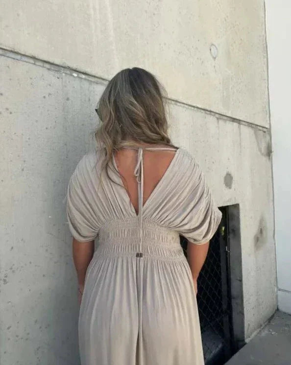 Sylis | V-Neck Effortless Maxi Long Dress