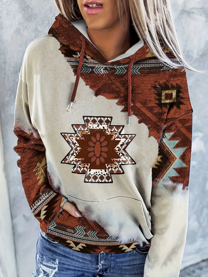 Sylis | Casual sweater with long sleeves and a hood