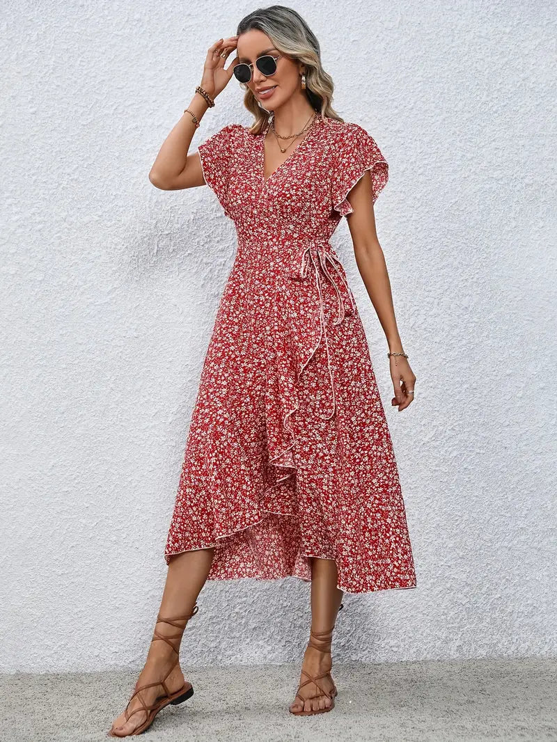 Sylis | Floral Midi Dress