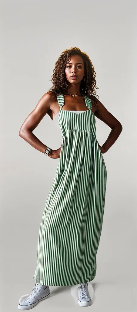 Sylis |  Casual Striped Jumpsuit Dress