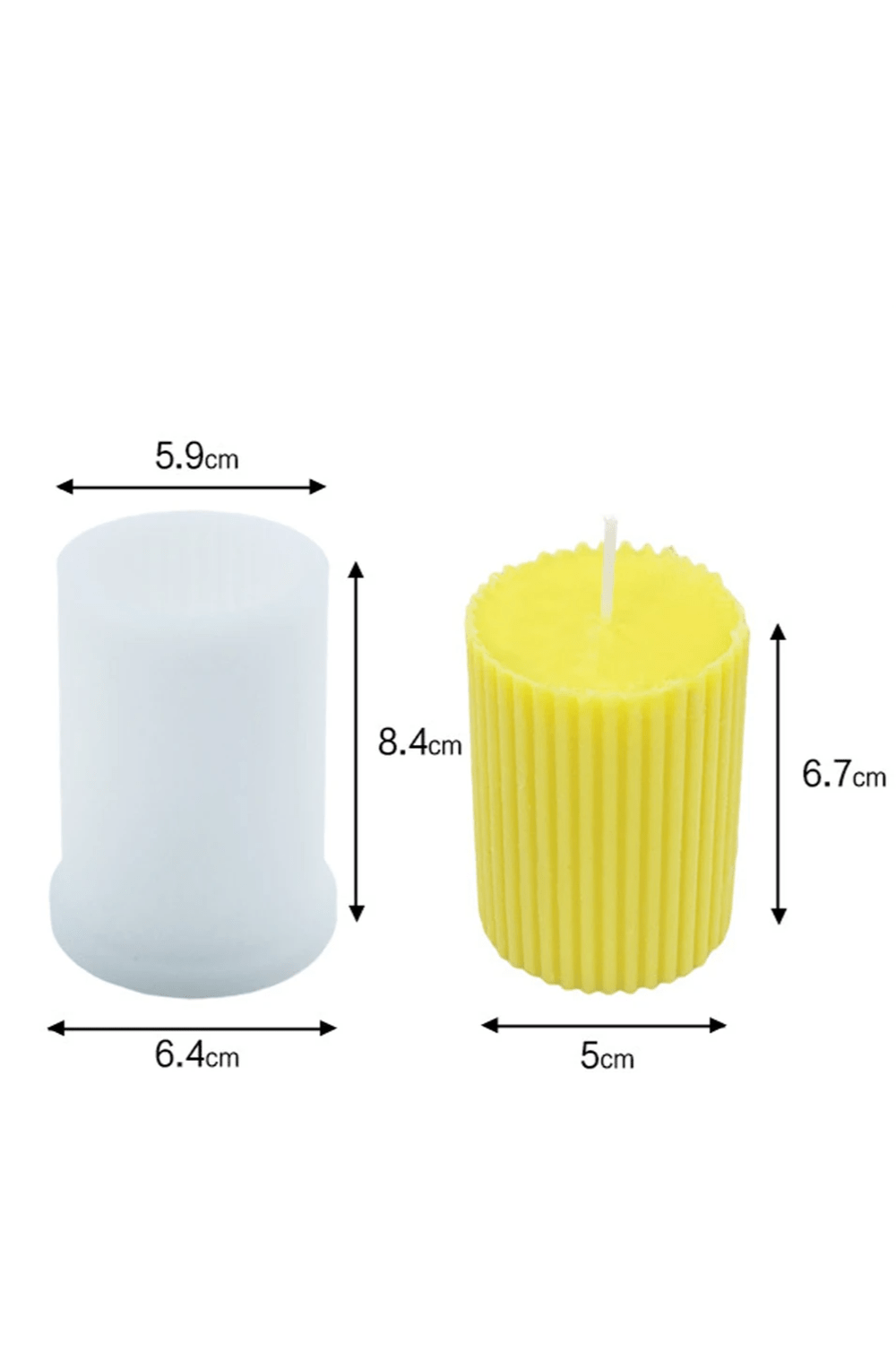 Scented candle mold DIY