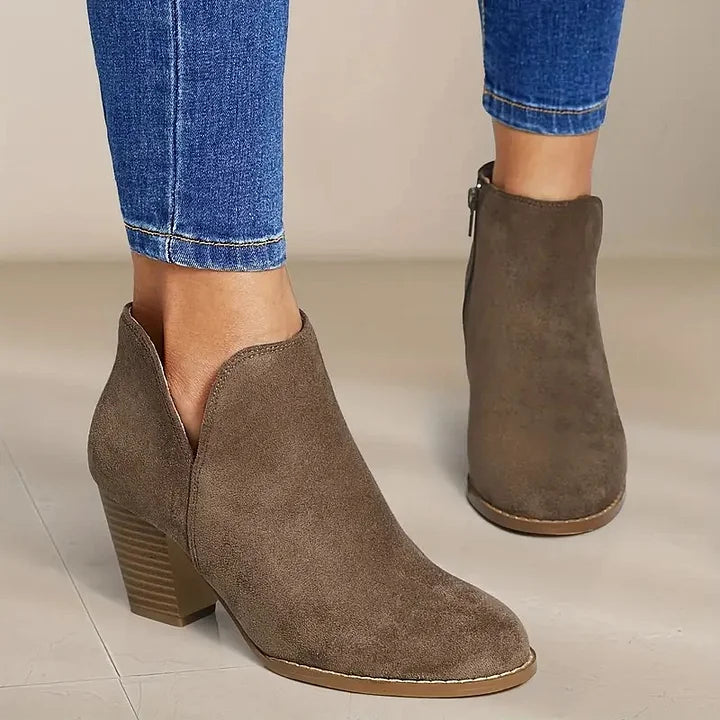 Sylis | Women's Ankle Boots with Chunky Heel