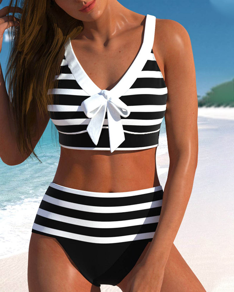 Sylis | Waisted | Striped Bikinis