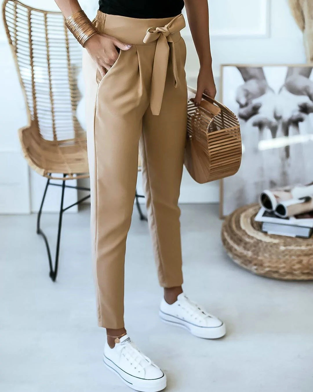 Sylis | Comfy Casual High-Waist Pants