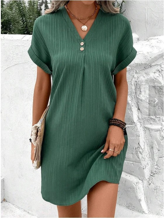 Sylis | Elegant Short-Sleeved Dress