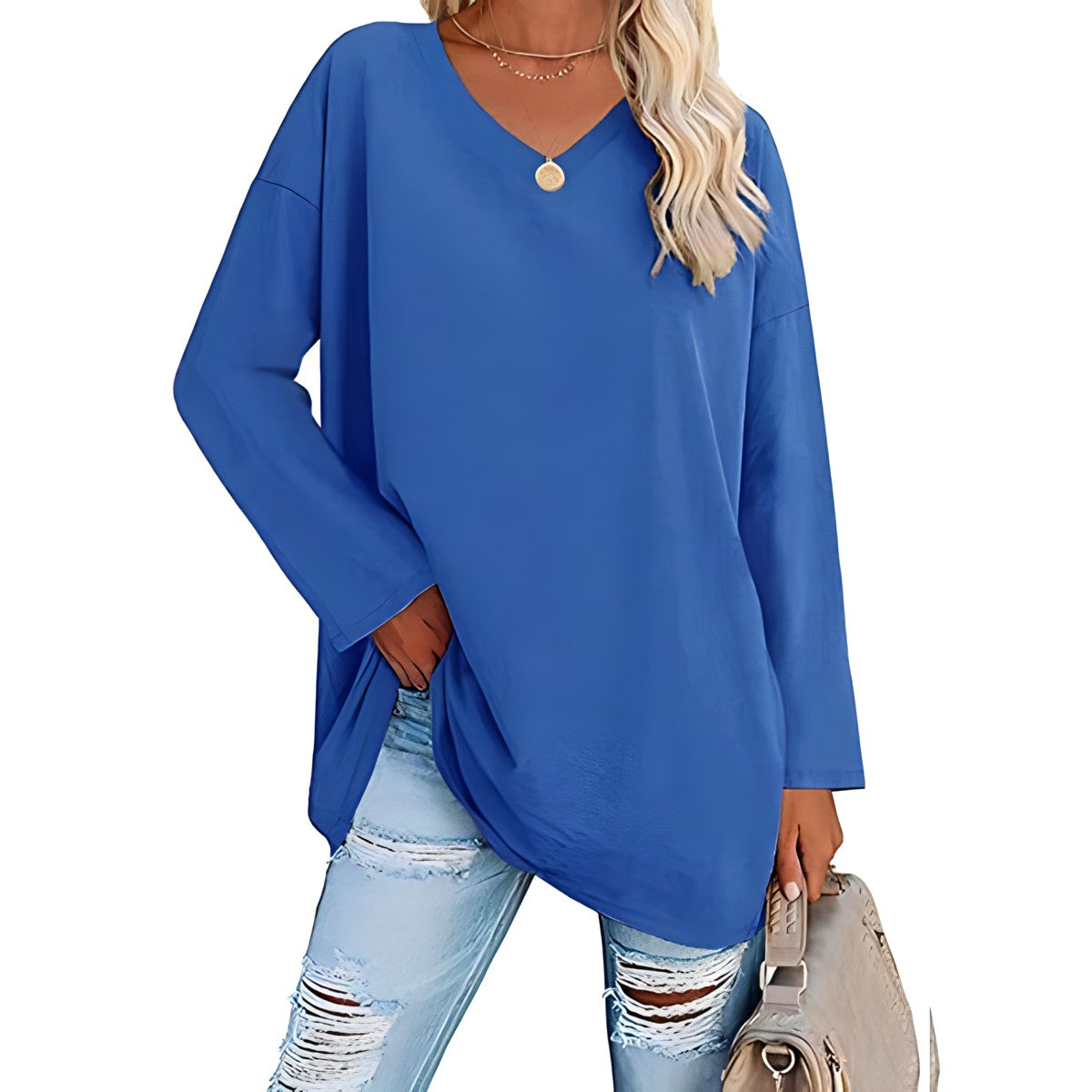 Sylis | Relaxed V-Neck Sweater