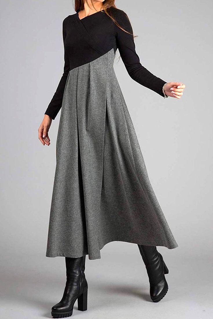 Sylis | Maxi Dress With Long Sleeves